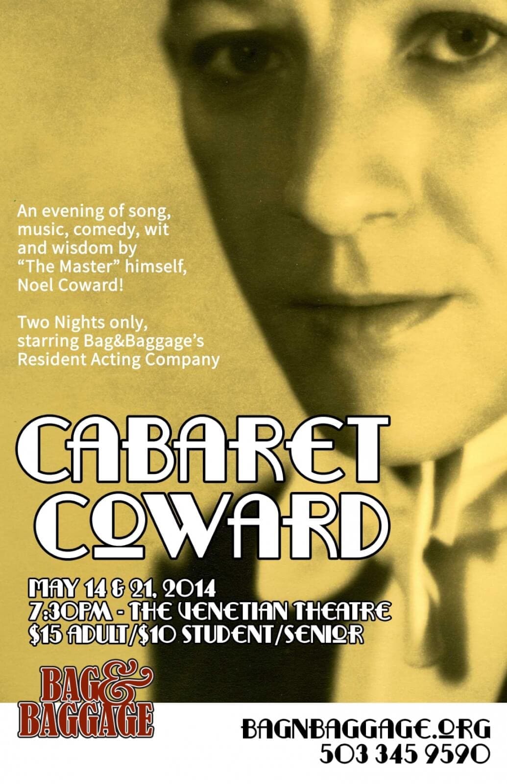 cabaret coward poster