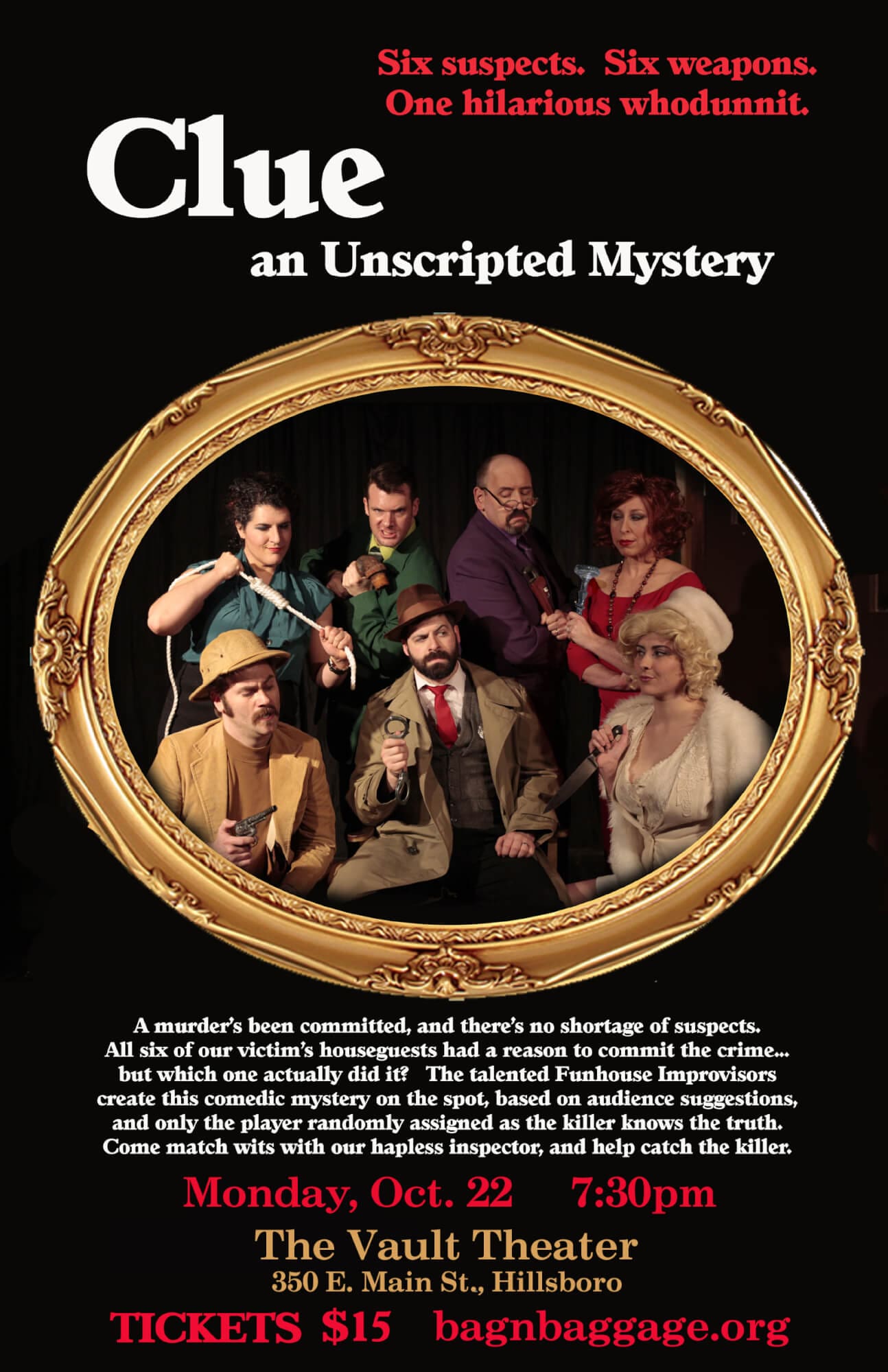 clue poster bnb
