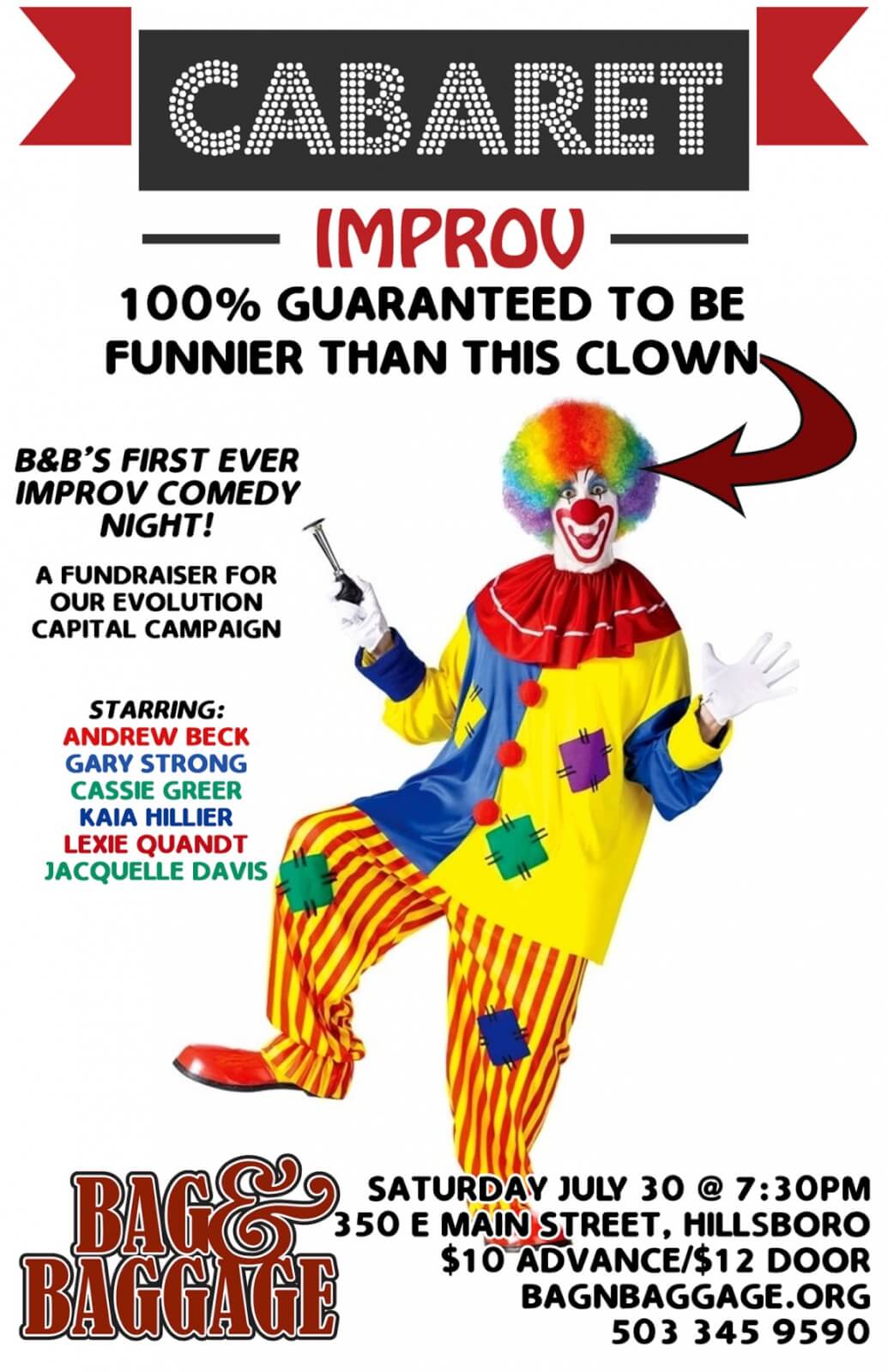 Cabaret Improv Website